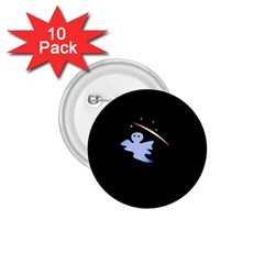 Ghost Night Night Sky Small Sweet 1 75  Buttons (10 Pack) by Amaryn4rt