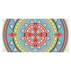 Drawing Mandala Art Banner And Sign 6  X 3  by Amaryn4rt