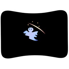 Ghost Night Night Sky Small Sweet Velour Seat Head Rest Cushion by Amaryn4rt