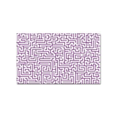 Maze Lost Confusing Puzzle Sticker Rectangular (100 Pack) by Amaryn4rt