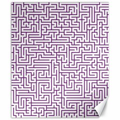 Maze Lost Confusing Puzzle Canvas 8  X 10  by Amaryn4rt