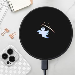 Ghost Night Night Sky Small Sweet Wireless Fast Charger(black) by Amaryn4rt