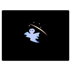 Ghost Night Night Sky Small Sweet Premium Plush Fleece Blanket (extra Small)