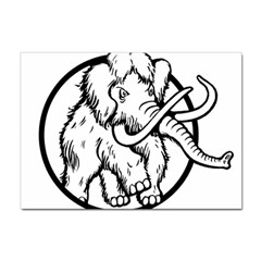 Mammoth Elephant Strong Sticker A4 (10 Pack) by Amaryn4rt