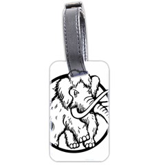 Mammoth Elephant Strong Luggage Tag (two Sides) by Amaryn4rt