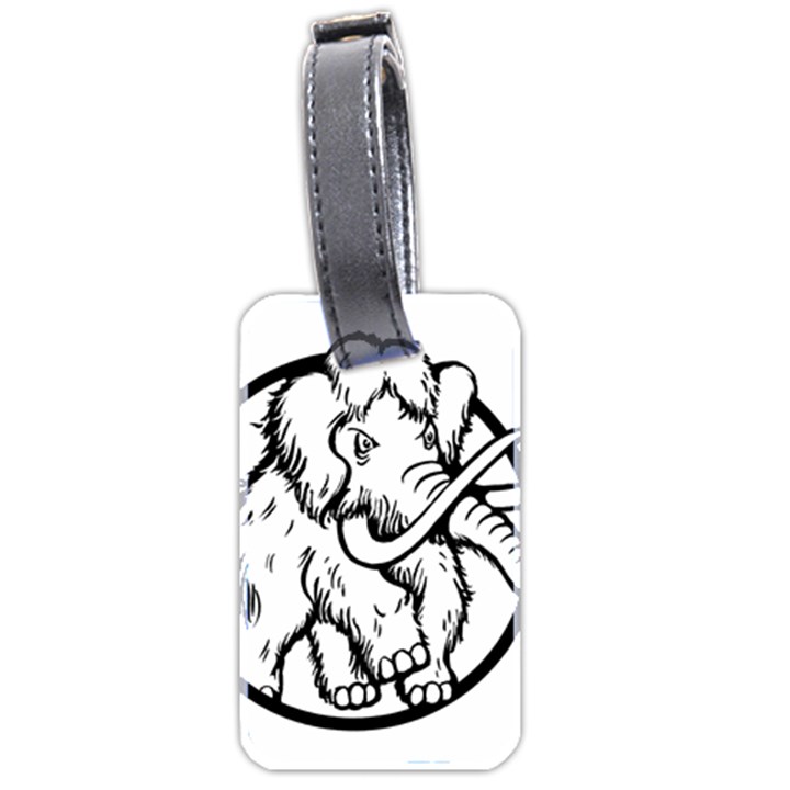 Mammoth Elephant Strong Luggage Tag (two sides)