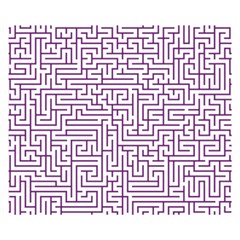 Maze Lost Confusing Puzzle Premium Plush Fleece Blanket (small) by Amaryn4rt