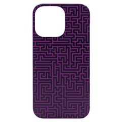 Maze Lost Confusing Puzzle Iphone 14 Pro Max Black Uv Print Case by Amaryn4rt