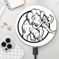 Mammoth Elephant Strong Wireless Fast Charger(white) by Amaryn4rt