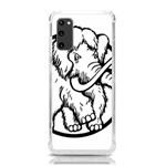 Mammoth Elephant Strong Samsung Galaxy S20 6.2 Inch TPU UV Case Front