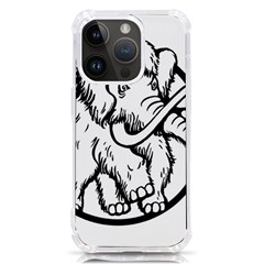 Mammoth Elephant Strong Iphone 14 Pro Tpu Uv Print Case by Amaryn4rt