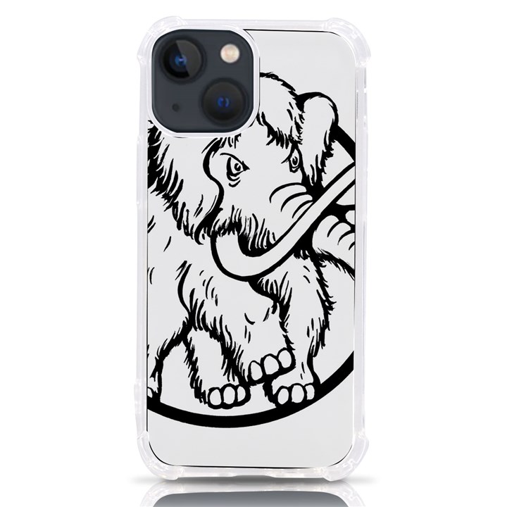 Mammoth Elephant Strong iPhone 13 mini TPU UV Print Case