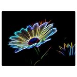 Flower Pattern Design Abstract Background Premium Plush Fleece Blanket (Extra Small) 40 x30  Blanket Front