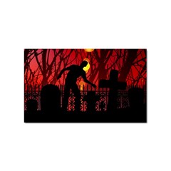 Horror Zombie Ghosts Creepy Sticker Rectangular (10 Pack) by Amaryn4rt