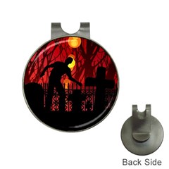 Horror Zombie Ghosts Creepy Hat Clips With Golf Markers by Amaryn4rt