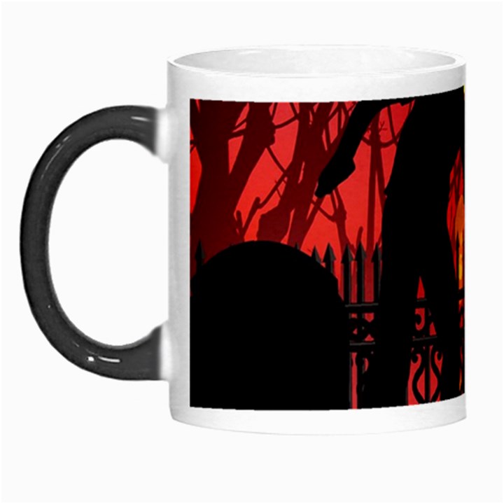 Horror Zombie Ghosts Creepy Morph Mug