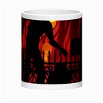 Horror Zombie Ghosts Creepy Morph Mug Center