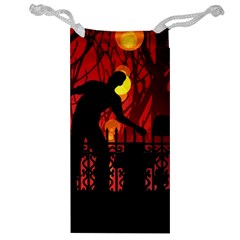 Horror Zombie Ghosts Creepy Jewelry Bag by Amaryn4rt