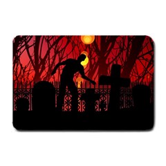 Horror Zombie Ghosts Creepy Small Doormat by Amaryn4rt