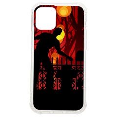 Horror Zombie Ghosts Creepy Iphone 12 Mini Tpu Uv Print Case	 by Amaryn4rt