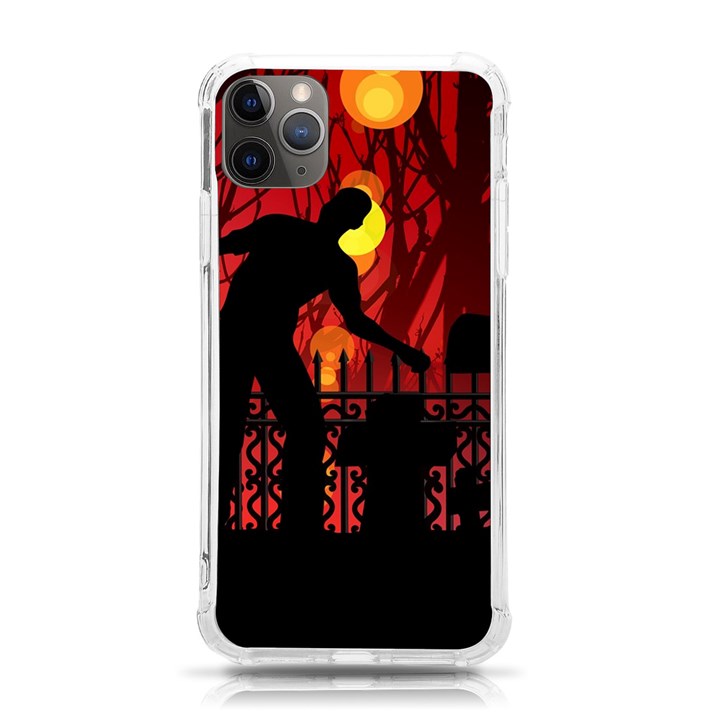 Horror Zombie Ghosts Creepy iPhone 11 Pro Max 6.5 Inch TPU UV Print Case