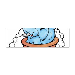 Elephant Bad Shower Sticker (bumper) by Amaryn4rt