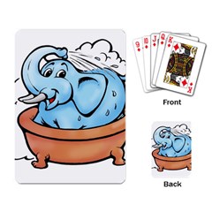 Elephant Bad Shower Playing Cards Single Design (rectangle) by Amaryn4rt