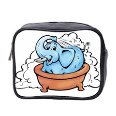 Elephant Bad Shower Mini Toiletries Bag (two Sides) by Amaryn4rt