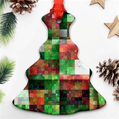 Paper Background Color Graphics Ornament (Christmas Tree) 