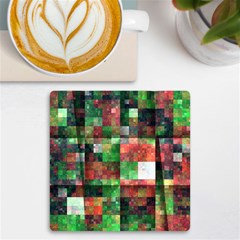 Paper Background Color Graphics UV Print Square Tile Coaster 