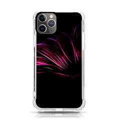 Purple Flower Pattern-design-abstract-background Iphone 11 Pro 5 8 Inch Tpu Uv Print Case by Amaryn4rt