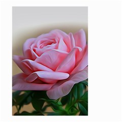 Rose Pink Flowers Pink Saturday Small Garden Flag (two Sides) by Amaryn4rt