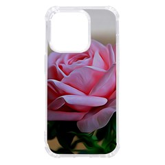 Rose Pink Flowers Pink Saturday Iphone 14 Pro Tpu Uv Print Case by Amaryn4rt