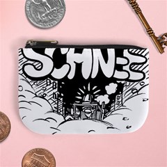 Snow Removal Winter Word Mini Coin Purse by Amaryn4rt