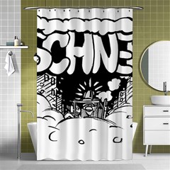 Snow Removal Winter Word Shower Curtain 48  X 72  (small)  by Amaryn4rt