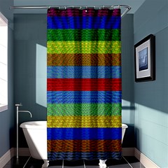 Pattern Background Shower Curtain 36  X 72  (stall)  by Amaryn4rt