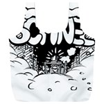 Snow Removal Winter Word Full Print Recycle Bag (XXL) Back