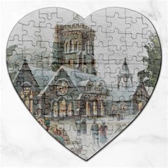 Santa Claus Nicholas Jigsaw Puzzle (heart) by Amaryn4rt