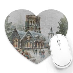 Santa Claus Nicholas Heart Mousepad by Amaryn4rt