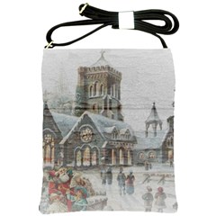 Santa Claus Nicholas Shoulder Sling Bag by Amaryn4rt