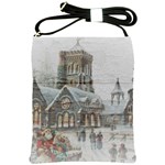 Santa Claus Nicholas Shoulder Sling Bag Front