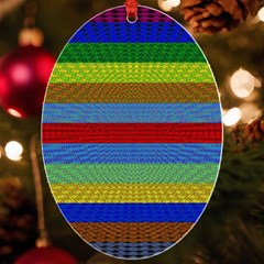 Pattern Background Uv Print Acrylic Ornament Oval by Amaryn4rt