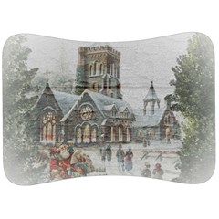 Santa Claus Nicholas Velour Seat Head Rest Cushion by Amaryn4rt