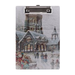 Santa Claus Nicholas A5 Acrylic Clipboard by Amaryn4rt