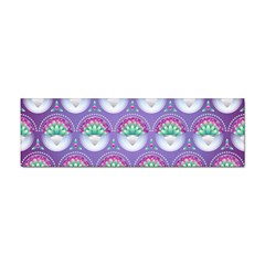 Background Floral Pattern Purple Sticker (bumper) by Amaryn4rt