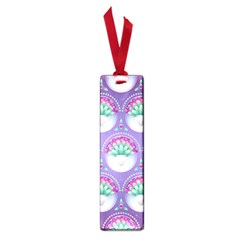 Background Floral Pattern Purple Small Book Marks by Amaryn4rt