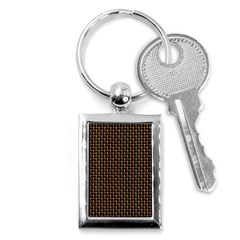 Fabric Pattern Texture Background Key Chain (rectangle) by Amaryn4rt