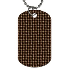 Fabric Pattern Texture Background Dog Tag (one Side) by Amaryn4rt