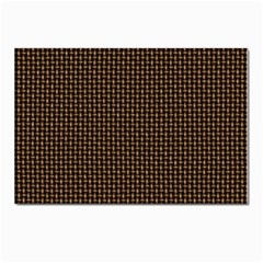 Fabric Pattern Texture Background Postcard 4 x 6  (pkg Of 10) by Amaryn4rt