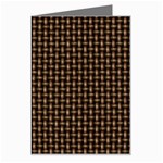 Fabric Pattern Texture Background Greeting Card Left